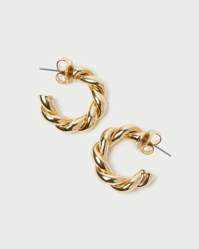 Women Accessories Loeffler Randall Atlas Gold Twisted Hoop Earrings L Jewelry L Accessories Women Accessories Loeffler Randall Atlas Gold Twisted Hoop Earrings L Jewelry L Accessories