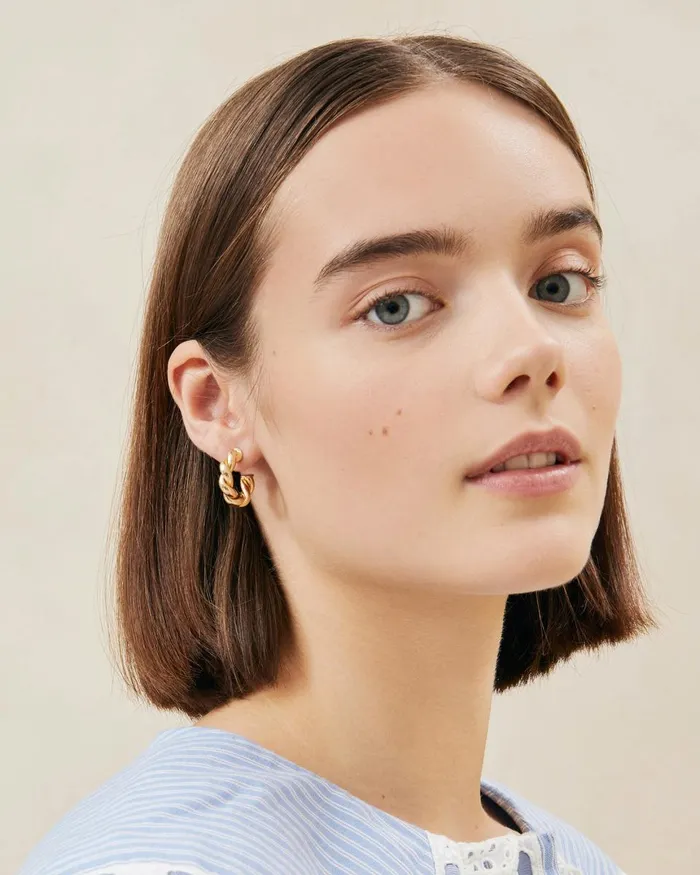 Women Accessories Loeffler Randall Atlas Gold Twisted Hoop Earrings L Jewelry L Accessories Women Accessories Loeffler Randall Atlas Gold Twisted Hoop Earrings L Jewelry L Accessories