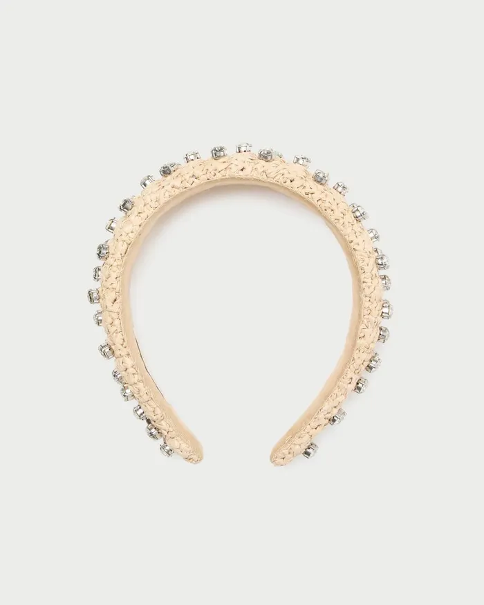 Women Accessories Loeffler Randall Bellamy NaturalCrystal Puffy Headband I Hair Accessories I Accessory Women Accessories Loeffler Randall Bellamy NaturalCrystal Puffy Headband I Hair Accessories I Accessory