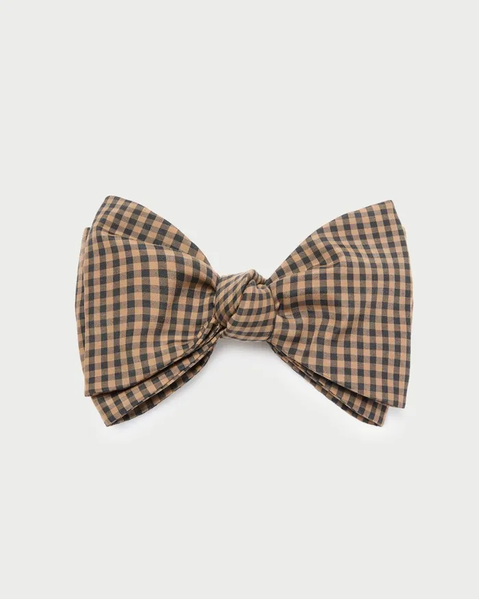 Women Accessories Loeffler Randall Eden BrownBlack Bow Hair Clip