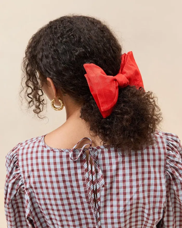 Women Accessories Loeffler Randall Eden Red Bow Hair Clip Women Accessories Loeffler Randall Eden Red Bow Hair Clip