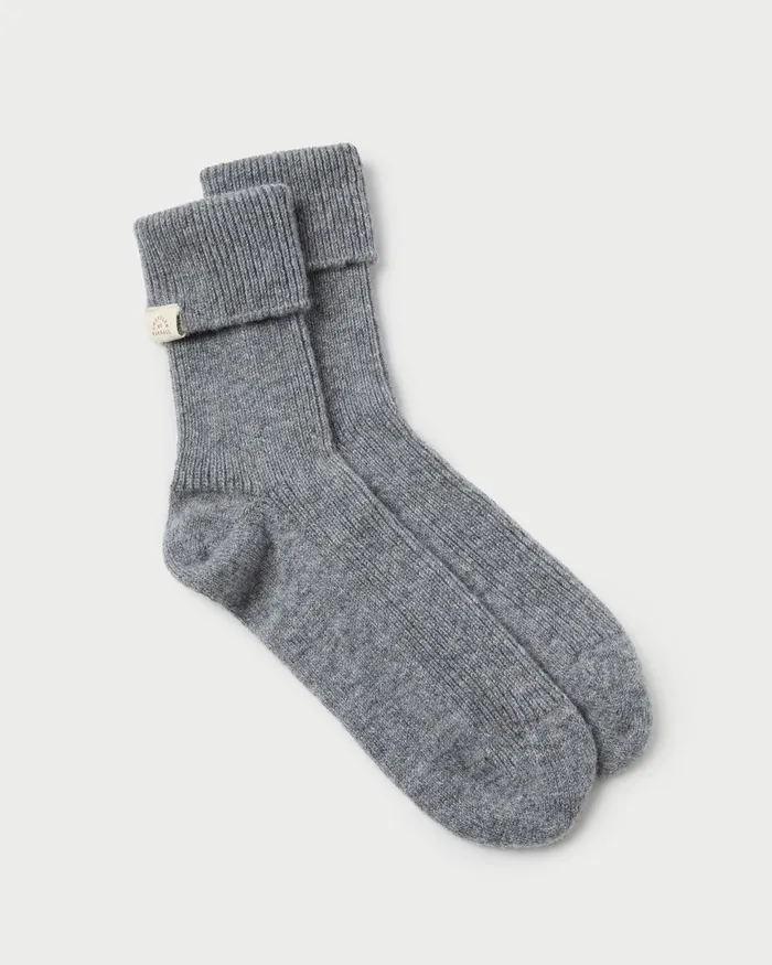 Women Accessories Loeffler Randall Irene Grey Cashmere Socks
