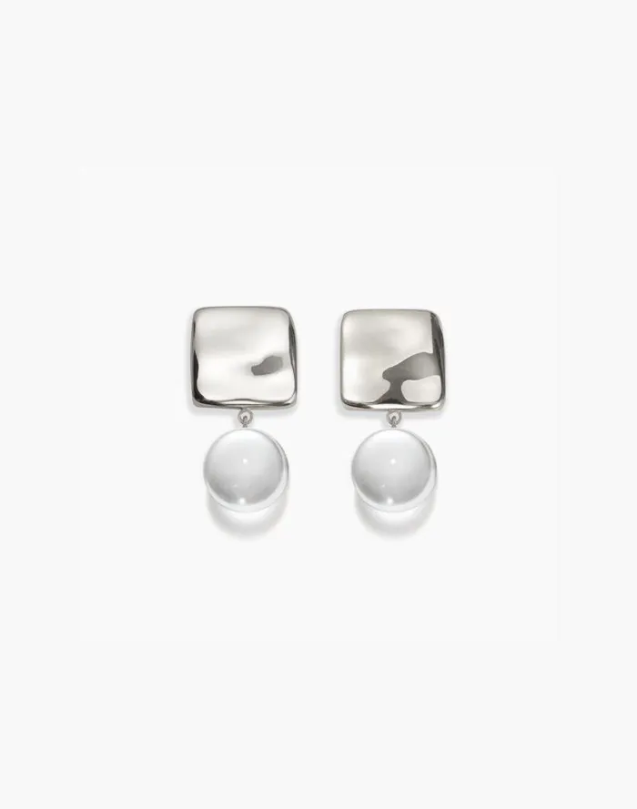 Women AGMES Luca Earrings Silver Madewell Jewelry