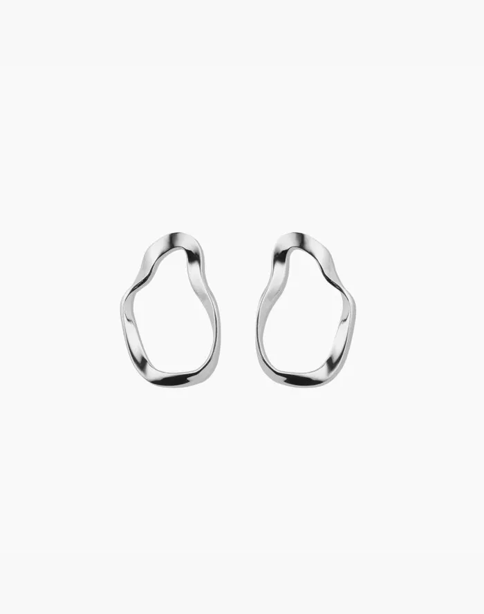 Women AGMES Small Vera Earrings Silver Madewell Jewelry