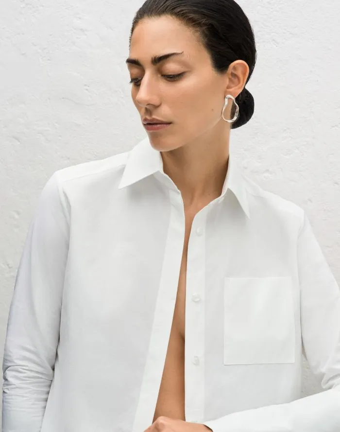 Women AGMES Small Vera Earrings Silver Madewell Jewelry