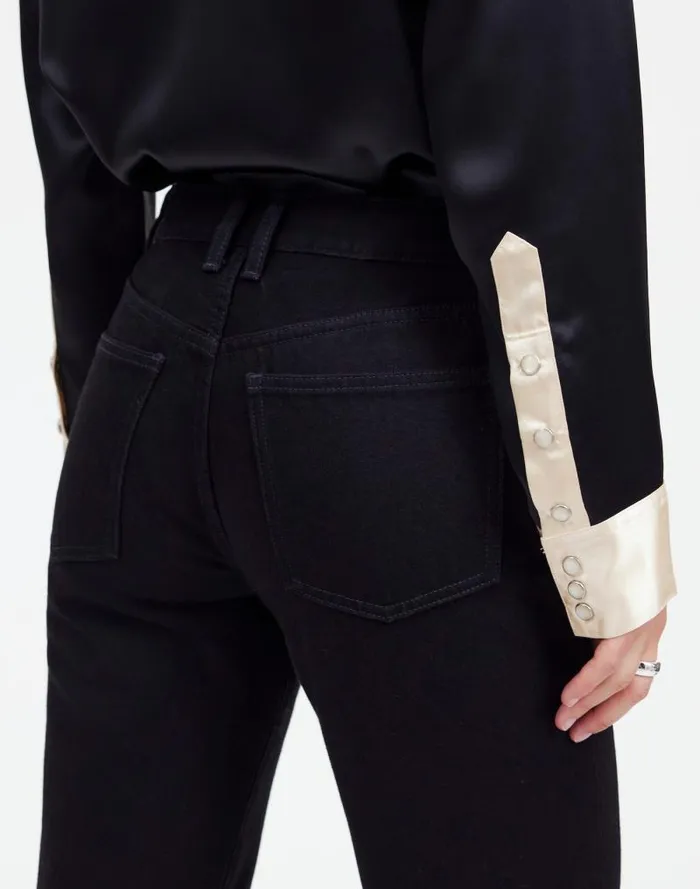 Women Alexa Chung For Madewell HighRise Straight Jean In Outridge Wash Outridge Wash Madewell Jeans