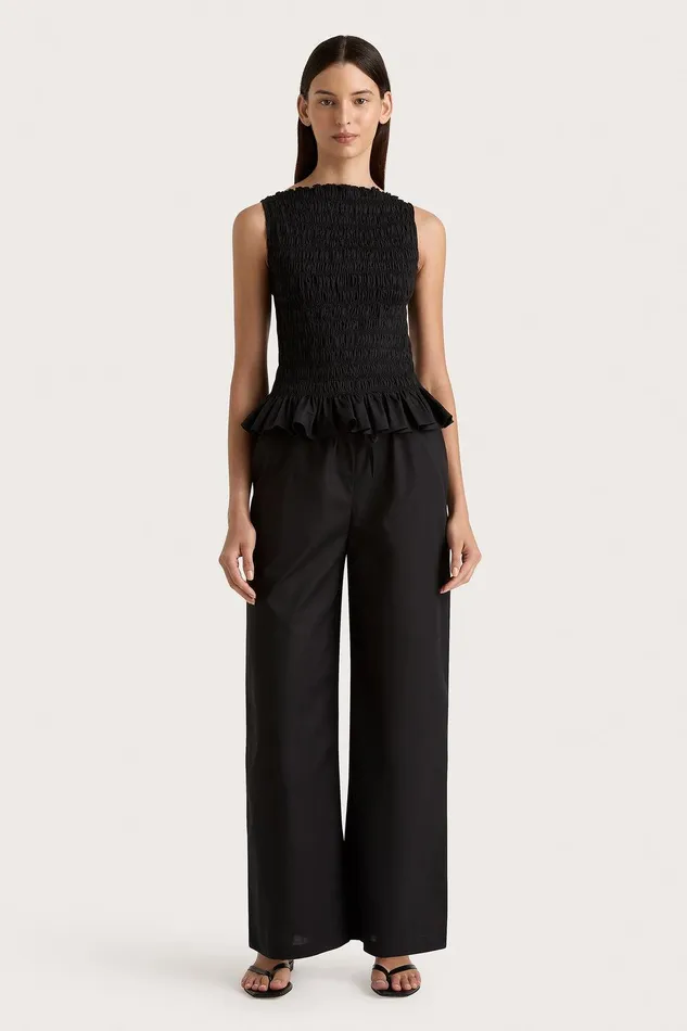 Women Aleza Pant Black Faithfull The Brand Pants Women Aleza Pant Black Faithfull The Brand Pants