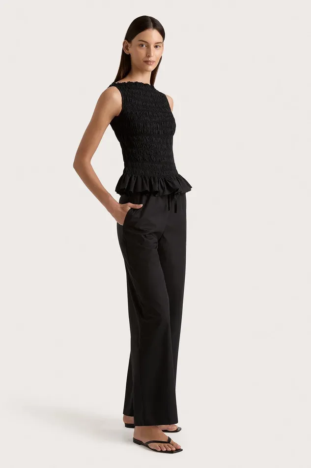 Women Aleza Pant Black Faithfull The Brand Pants Women Aleza Pant Black Faithfull The Brand Pants