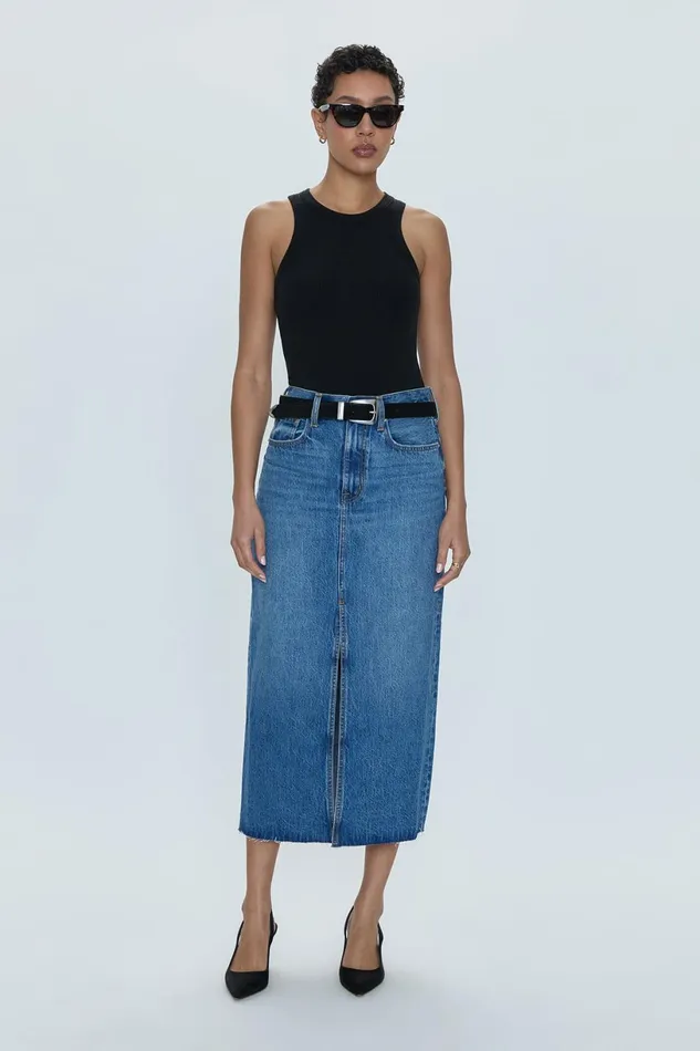 Women Alice Midi Skirt 8211 Maui Pistola Denim Denim