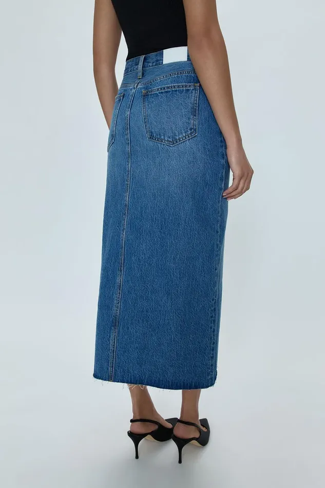 Women Alice Midi Skirt 8211 Maui Pistola Denim Denim