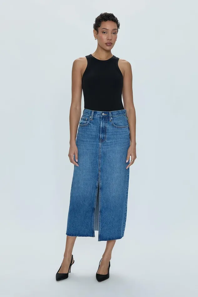 Women Alice Midi Skirt 8211 Maui Pistola Denim Denim
