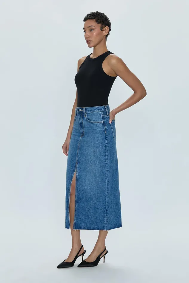 Women Alice Midi Skirt 8211 Maui Pistola Denim Denim