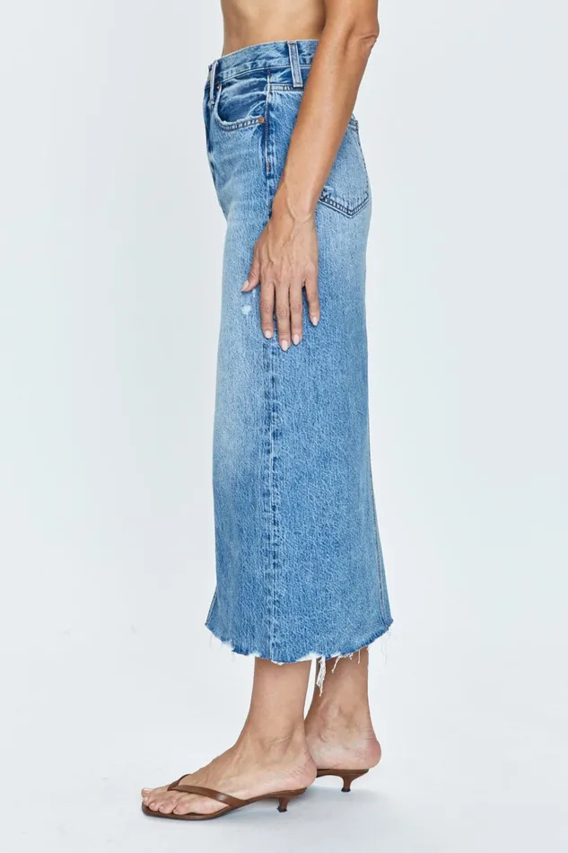 Women Alice Midi Skirt 8211 Portait Vintage Pistola Denim Skirts