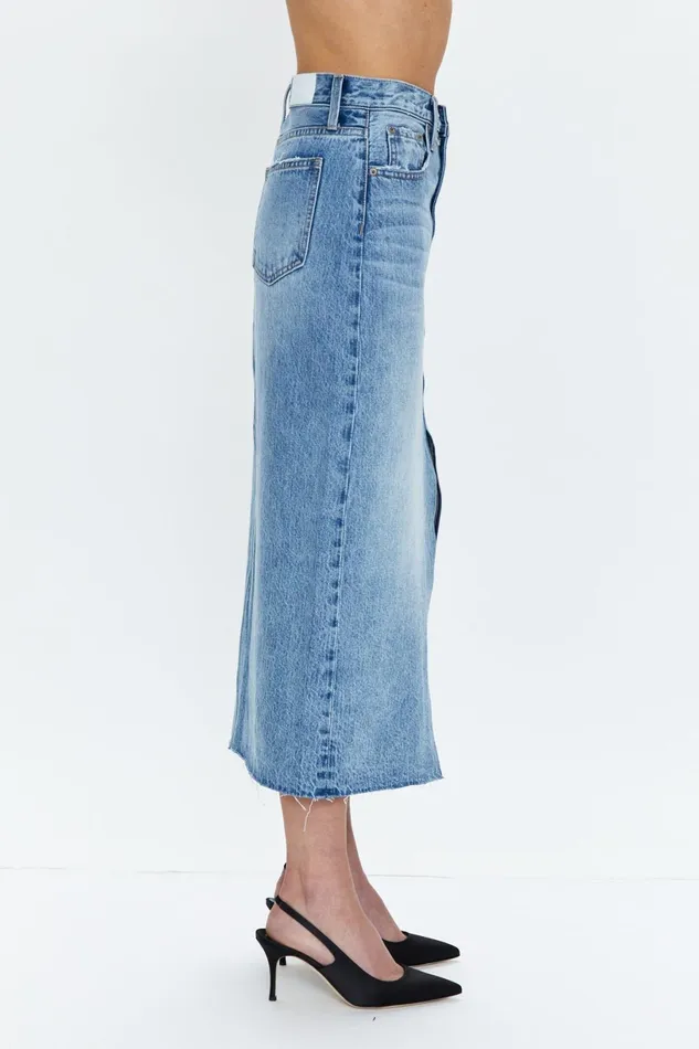 Women Alice Midi Skirt 8211 Skylark Pistola Denim Denim