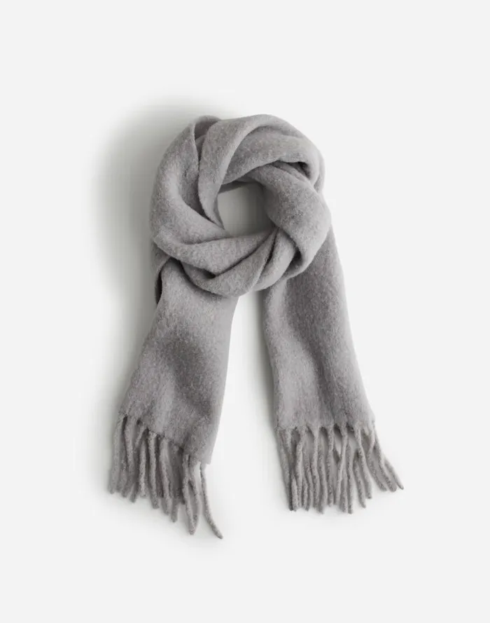Women AlpacaBlend Scarf Gray Madewell Scarves