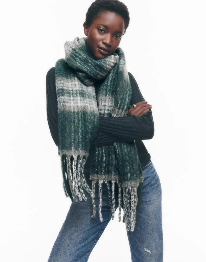 Women AlpacaBlend Scarf Luxury Forest Madewell Scarves