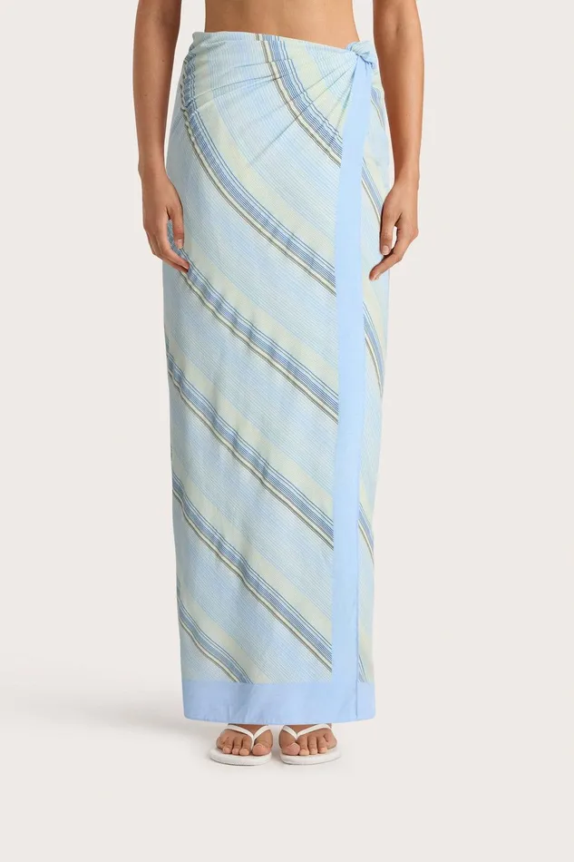 Women Anacapri Pareo Futura Sky Blue Faithfull The Brand Accessories Women Anacapri Pareo Futura Sky Blue Faithfull The Brand Accessories