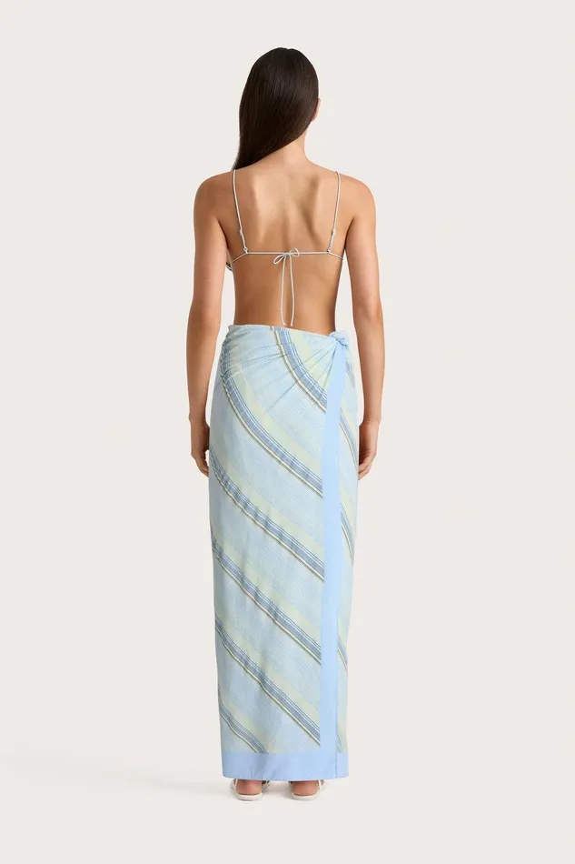 Women Anacapri Pareo Futura Sky Blue Faithfull The Brand Accessories Women Anacapri Pareo Futura Sky Blue Faithfull The Brand Accessories