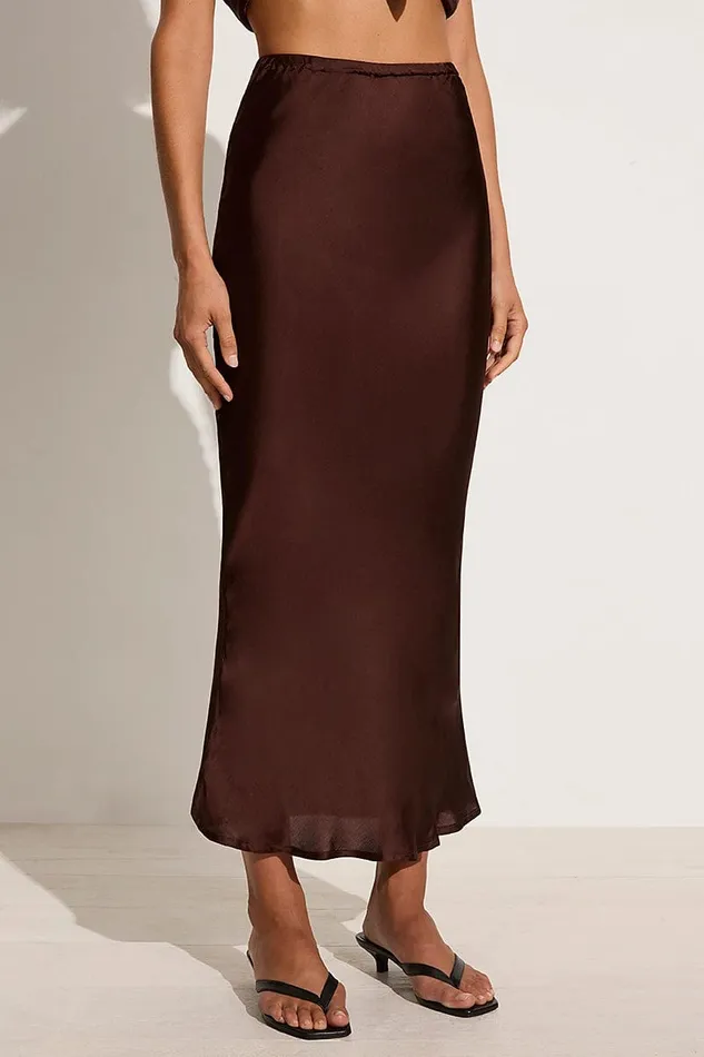 Women Ancora Skirt Dark Truffle 8211 Final Sale Faithfull The Brand Skirts and Shorts Women Ancora Skirt Dark Truffle 8211 Final Sale Faithfull The Brand Skirts and Shorts