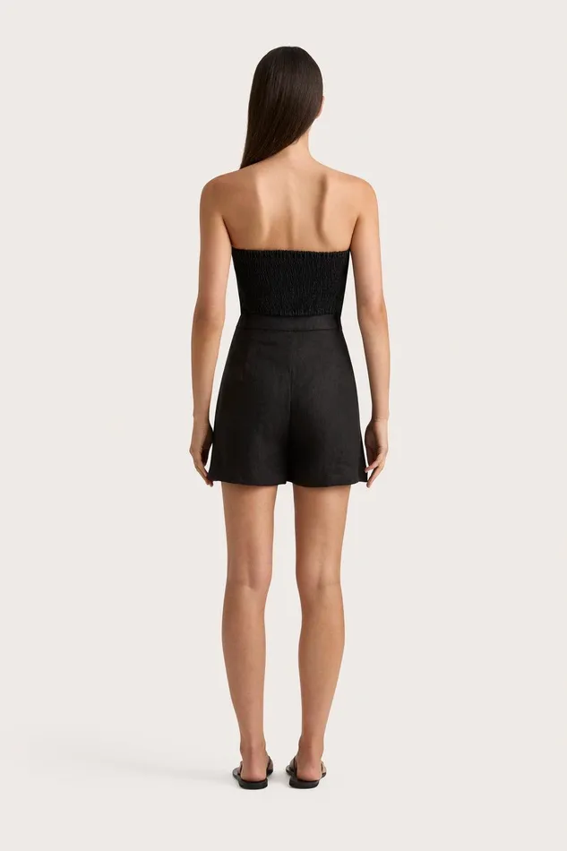 Women Antibes Short Black Faithfull The Brand Skirts and Shorts Women Antibes Short Black Faithfull The Brand Skirts and Shorts