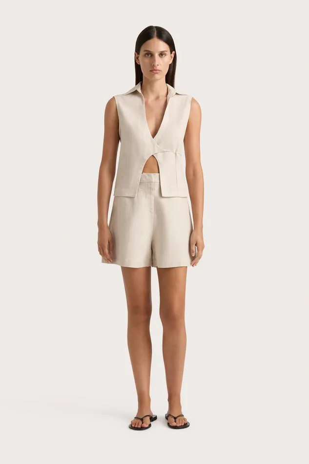 Women Antibes Short Sand Faithfull The Brand Skirts and Shorts
