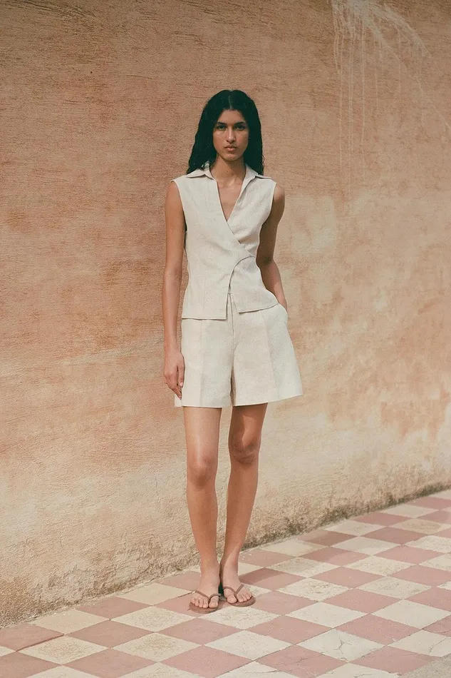Women Antibes Short Sand Faithfull The Brand Skirts and Shorts Women Antibes Short Sand Faithfull The Brand Skirts and Shorts