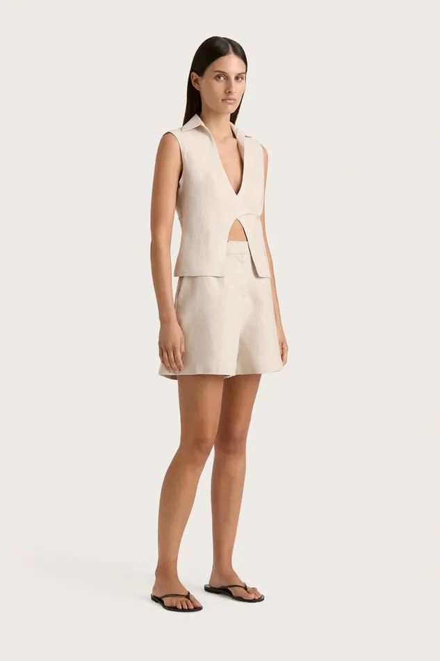 Women Antibes Short Sand Faithfull The Brand Skirts and Shorts Women Antibes Short Sand Faithfull The Brand Skirts and Shorts