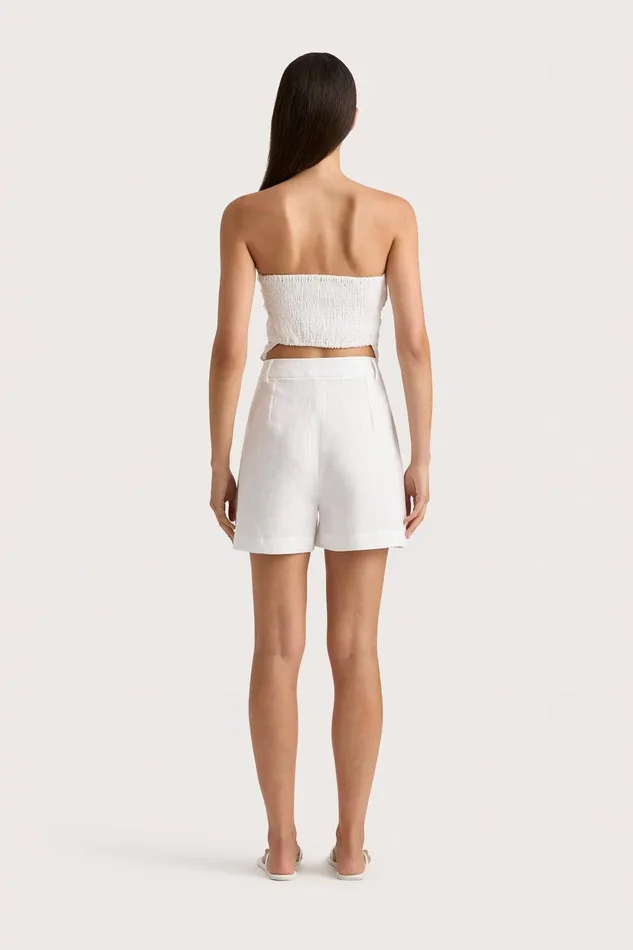 Women Antibes Short White Faithfull The Brand Skirts and Shorts Women Antibes Short White Faithfull The Brand Skirts and Shorts