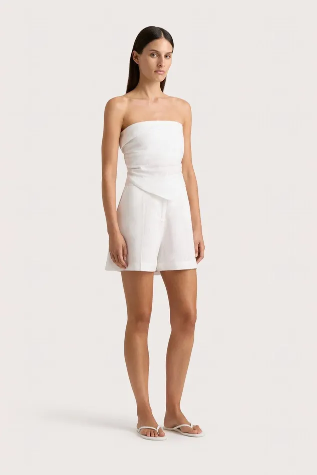 Women Antibes Short White Faithfull The Brand Skirts and Shorts Women Antibes Short White Faithfull The Brand Skirts and Shorts
