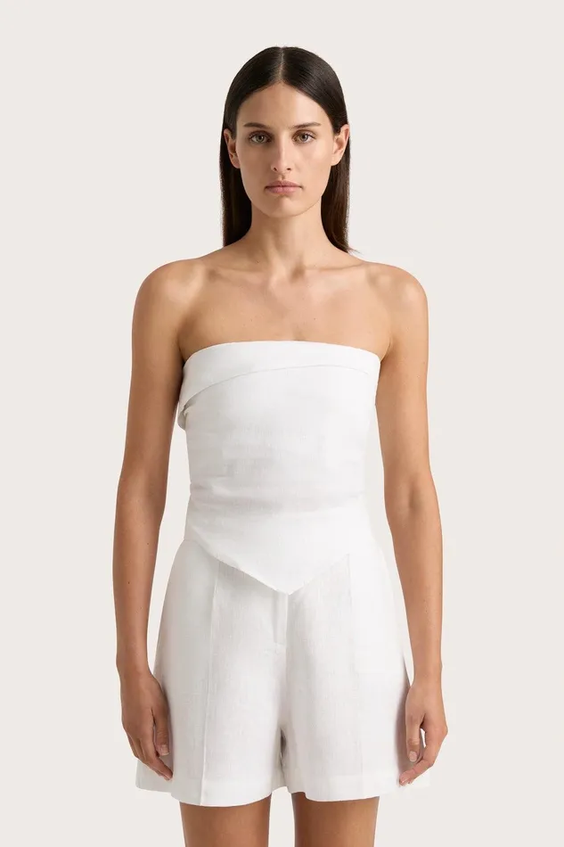 Women Antibes Short White Faithfull The Brand Skirts and Shorts Women Antibes Short White Faithfull The Brand Skirts and Shorts