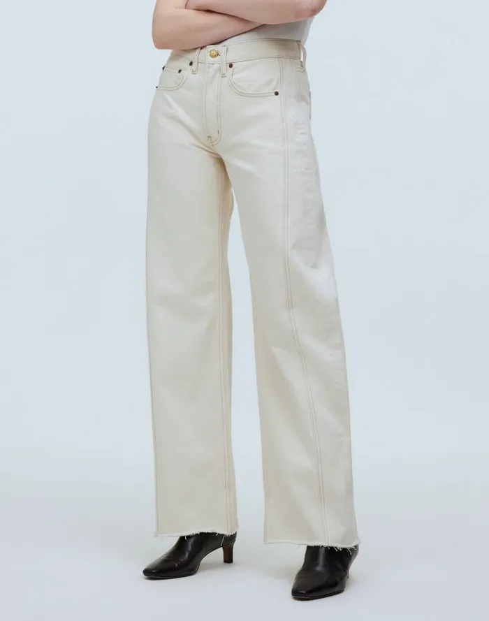 Women B Sides Relaxed Lasso Cuffed Jeans Clair Rinse Madewell Jeans