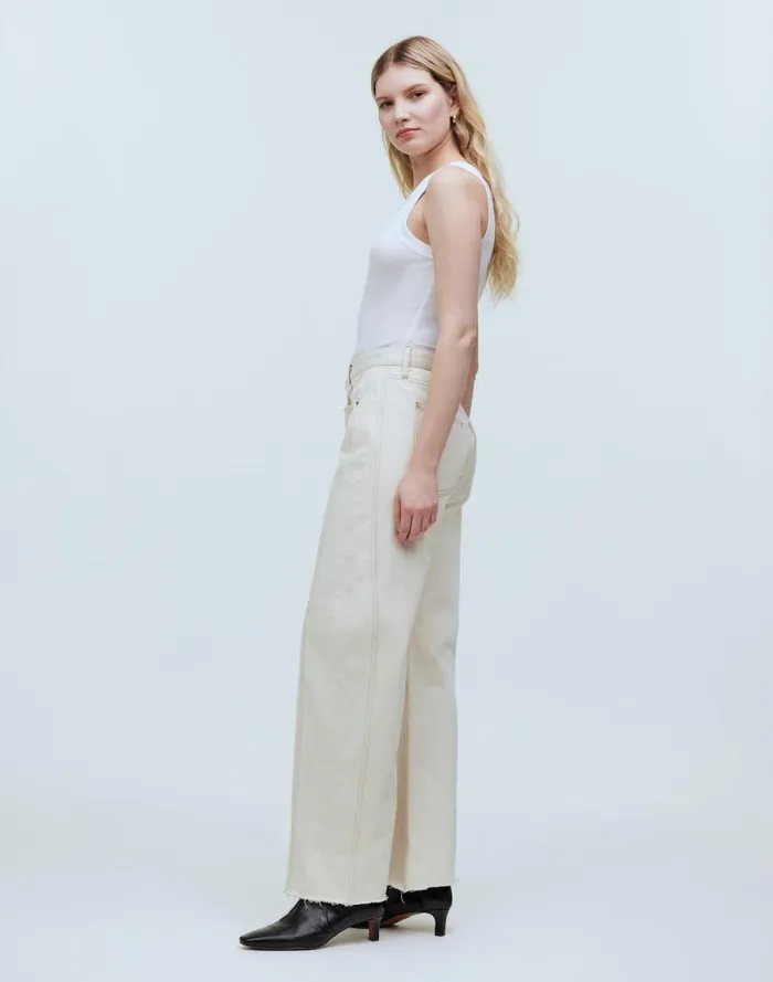 Women B Sides Relaxed Lasso Cuffed Jeans Clair Rinse Madewell Jeans