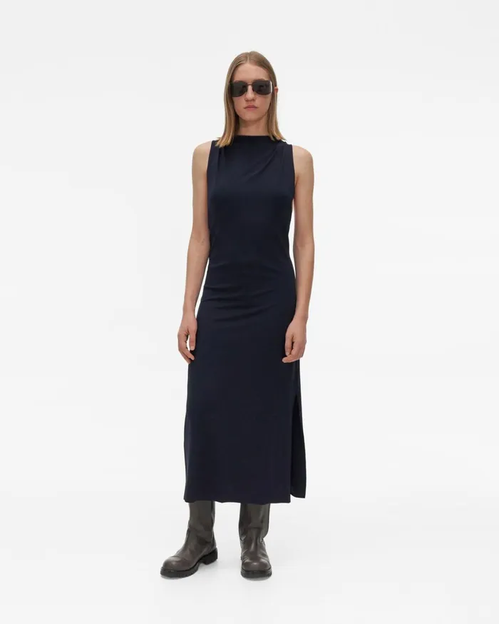 Women Back Twist Dress Patrol Navy Helmut Lang Dresses