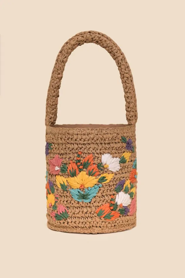 Women Bags RIXO Ailish Neutral Embroidery Women Bags RIXO Ailish Neutral Embroidery