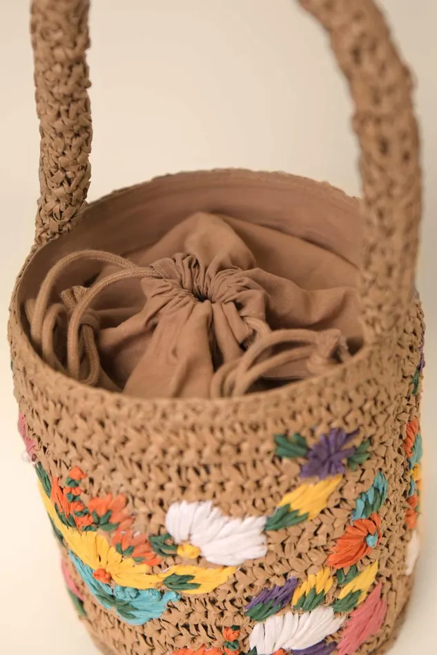 Women Bags RIXO Ailish Neutral Embroidery Women Bags RIXO Ailish Neutral Embroidery