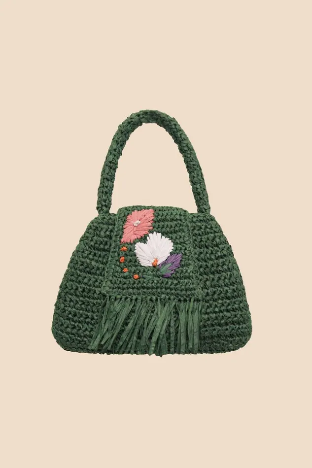Women Bags RIXO Sherrie Green Embroidery Women Bags RIXO Sherrie Green Embroidery