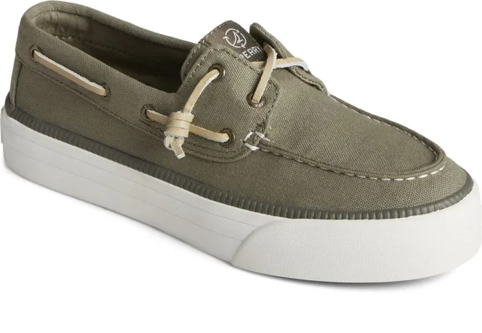 Women Bahama 30 Platform Sneaker Green Sperry Sneakers Women Bahama 30 Platform Sneaker Green Sperry Sneakers