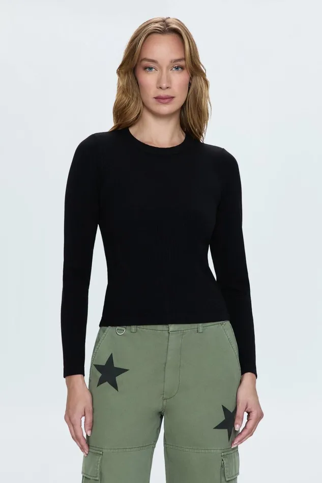 Women Bailey Top 8211 Noir Pistola Denim Tops