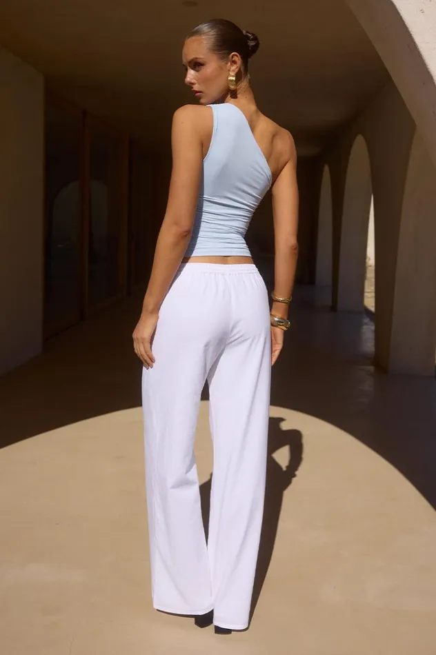 Women Basic Runaway The Label DAVEY TOP Ice Blue