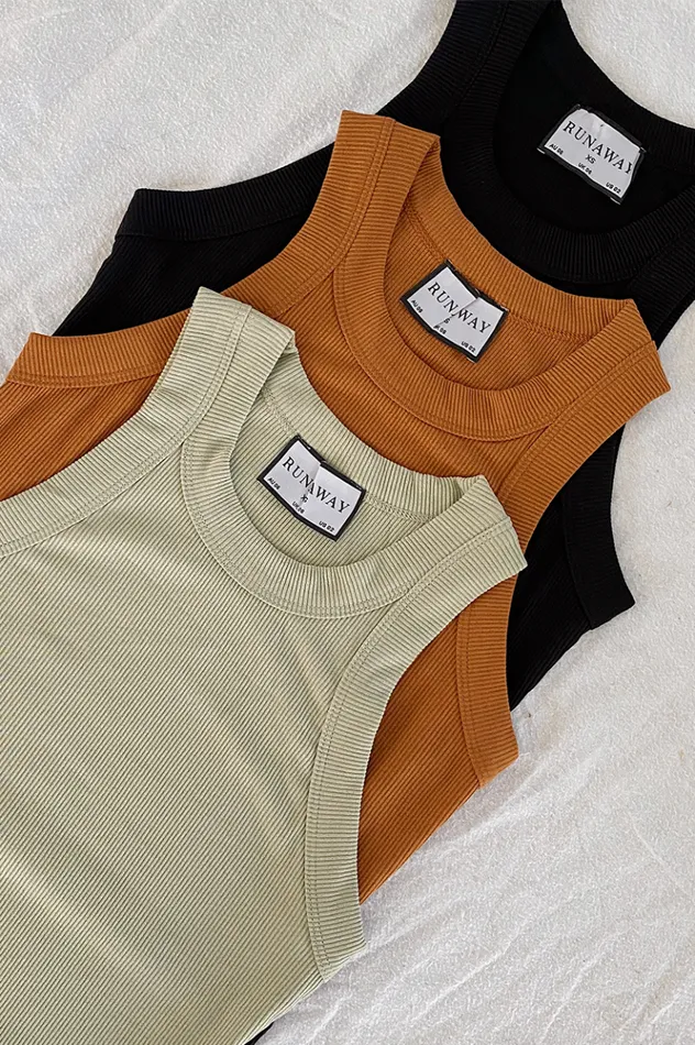 Women Basic Runaway The Label Staple Tank Pistachio Staple Tank Pistachio