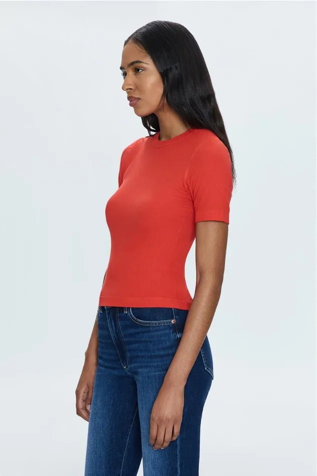 Women Bella Tee 8211 Rouge Pistola Denim Tees and Tanks
