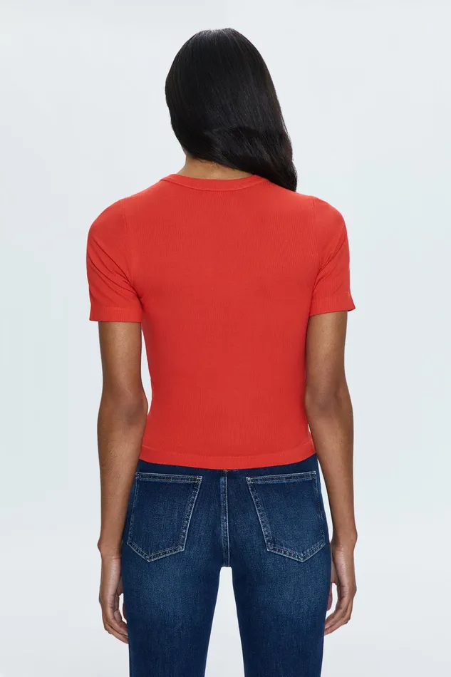 Women Bella Tee 8211 Rouge Pistola Denim Tees and Tanks