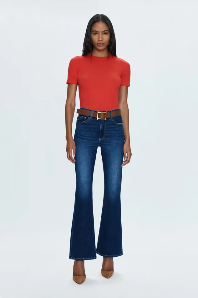 Women Bella Tee 8211 Rouge Pistola Denim Tees and Tanks