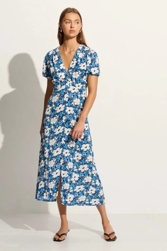 Women Bellavista Midi Dress Vita Bella Floral Blue Exclusive 8211 Final Sale Faithfull The Brand Dresses Women Bellavista Midi Dress Vita Bella Floral Blue Exclusive 8211 Final Sale Faithfull The Brand Dresses