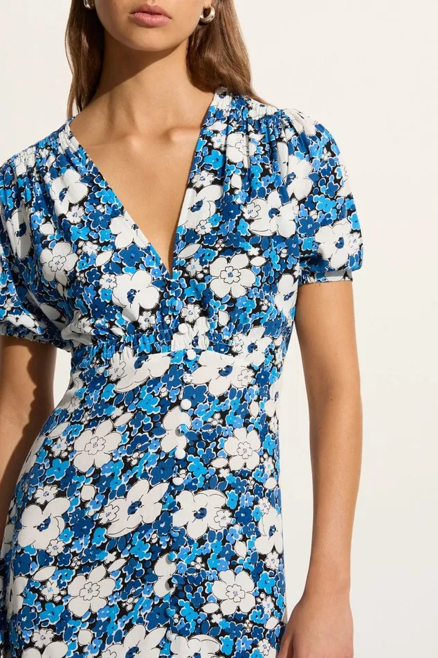 Women Bellavista Midi Dress Vita Bella Floral Blue Exclusive 8211 Final Sale Faithfull The Brand Dresses Women Bellavista Midi Dress Vita Bella Floral Blue Exclusive 8211 Final Sale Faithfull The Brand Dresses