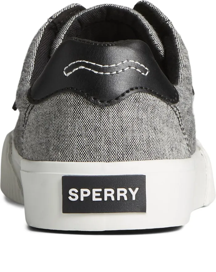 Women Bermuda SeaCycled Canvas Sneaker Black Sperry Sneakers