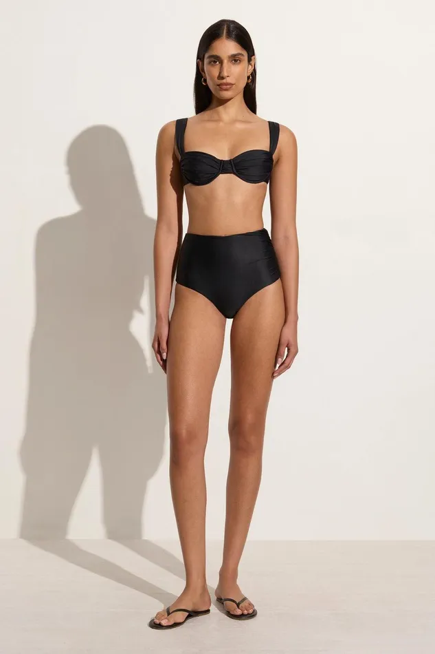 Women Bianca Bikini Bottoms Black Faithfull The Brand Swim