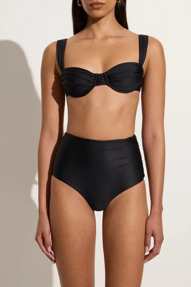 Women Bianca Bikini Bottoms Black Faithfull The Brand Swim Women Bianca Bikini Bottoms Black Faithfull The Brand Swim