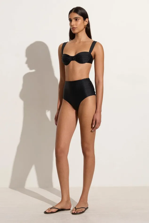Women Bianca Bikini Bottoms Black Faithfull The Brand Swim Women Bianca Bikini Bottoms Black Faithfull The Brand Swim