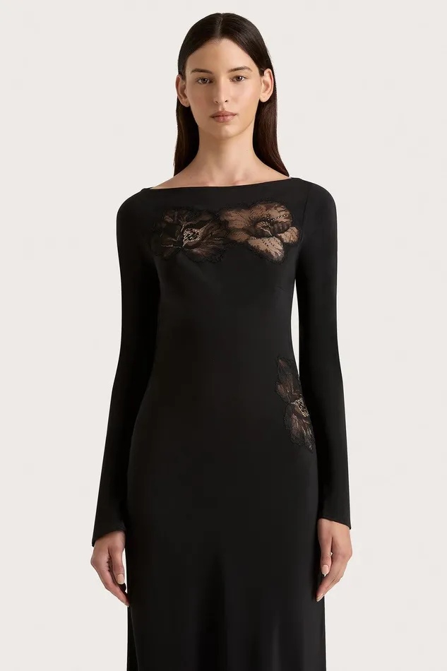 Women Biarritz Maxi Dress Black Faithfull The Brand Dresses Women Biarritz Maxi Dress Black Faithfull The Brand Dresses